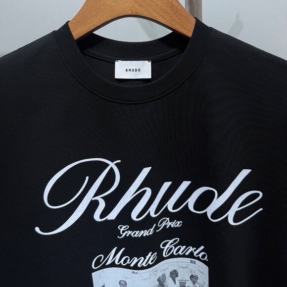 Rhude Heaven On Earth Black T-shirt - Picture 3 of 6